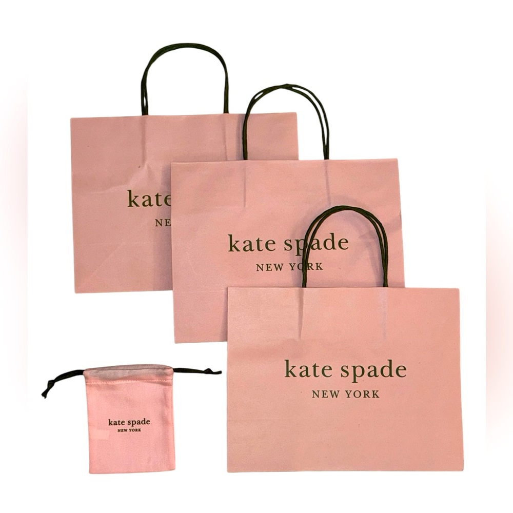 ♠️ Kate Spade Shopping Bags & Jewelry Pouch Bundle